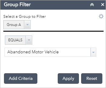 Apply a predefined filter set Apply a predefined filter set